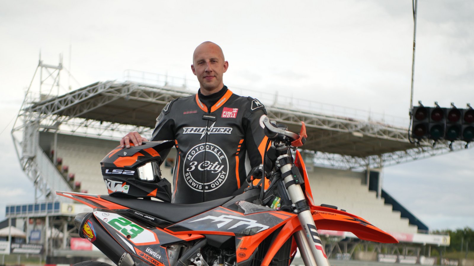 Rafał Jaroń #23 - 1. runda Supermoto w Biłgoraju