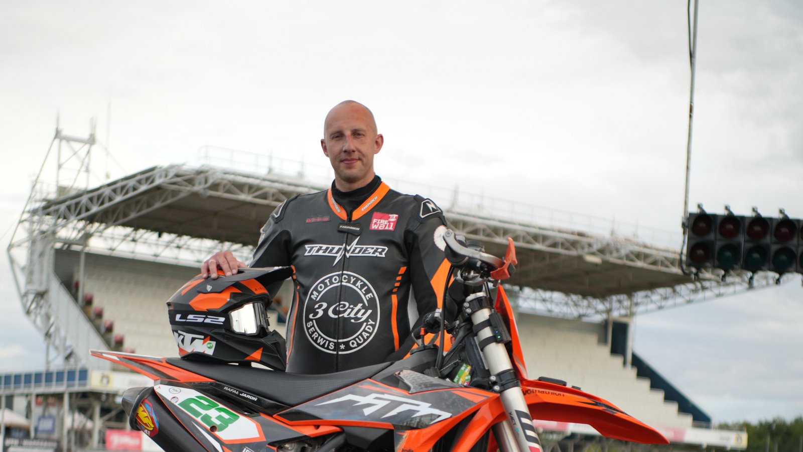 Rafał Jaroń #23 - 2. runda Supermoto w Bydgoszczy